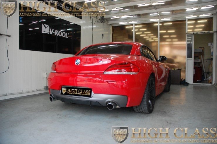 창원랩핑 BMW Z4 컨버터블 부분랩핑 카스킨은 하이클라스에서 
