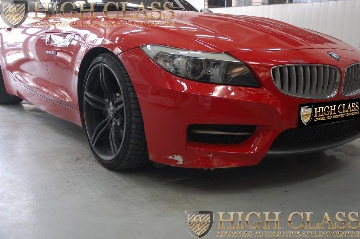 창원랩핑 BMW Z4 컨버터블 부분랩핑 카스킨은 하이클라스에서 