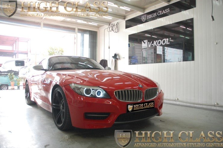 창원랩핑 BMW Z4 컨버터블 부분랩핑 카스킨은 하이클라스에서 