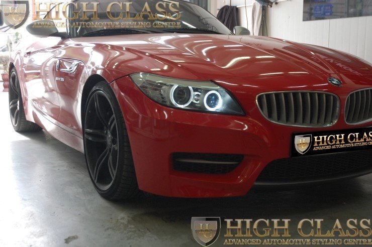 창원랩핑 BMW Z4 컨버터블 부분랩핑 카스킨은 하이클라스에서 