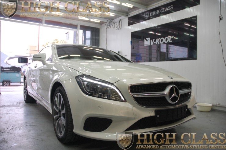 창원 루프스킨 벤츠 CLS 250d 의 시공 전 후 모습 비교해보세요 