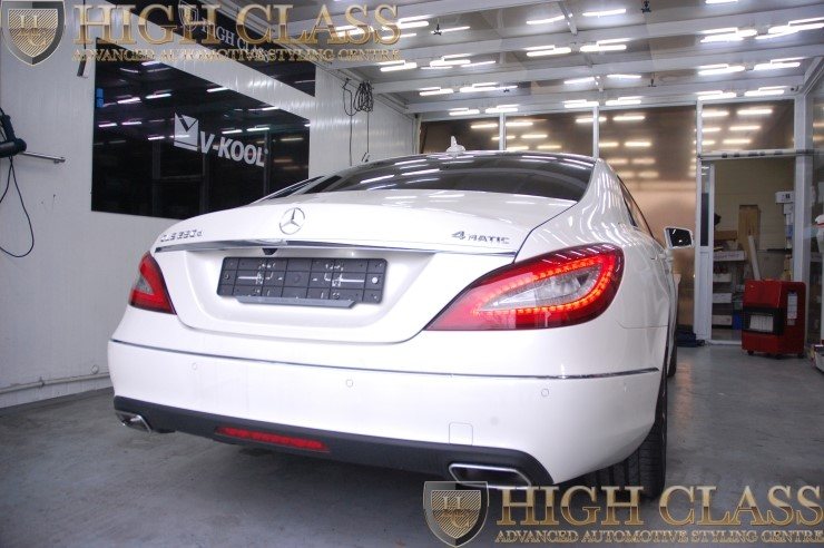창원 루프스킨 벤츠 CLS 250d 의 시공 전 후 모습 비교해보세요 