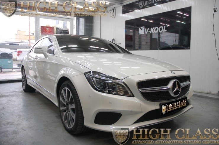 창원 루프스킨 벤츠 CLS 250d 의 시공 전 후 모습 비교해보세요 