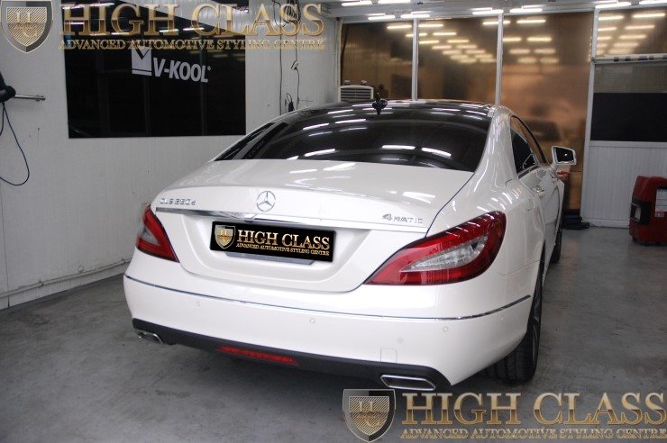 창원 루프스킨 벤츠 CLS 250d 의 시공 전 후 모습 비교해보세요 