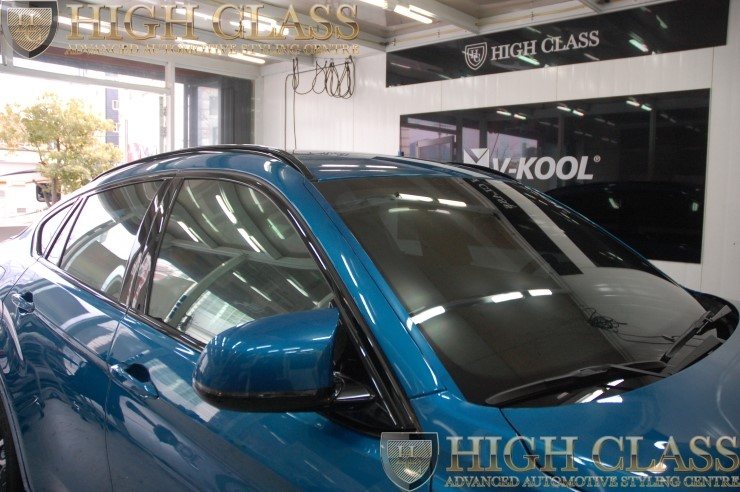 BMW X6M 창원 브이쿨썬팅 + 아이나비 QXD950 view + PPF 생활보호패키지 + PPF 라이트필름