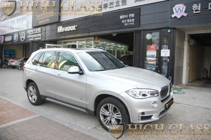 [창원하이클라스] 썬팅추천 브이쿨 프로모션 BMW X5 전면 VK30 측후면 NH10 시공