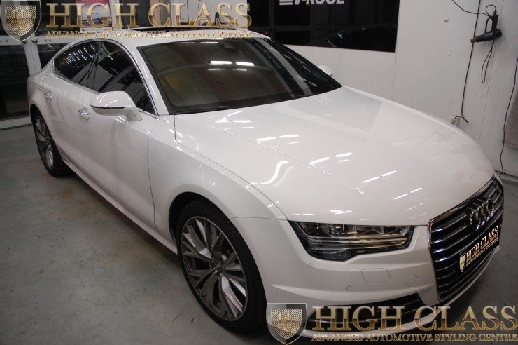 뉴 아우디 A7 50TDI 창원 루프스킨 시공 하이클라스에서 했어요 