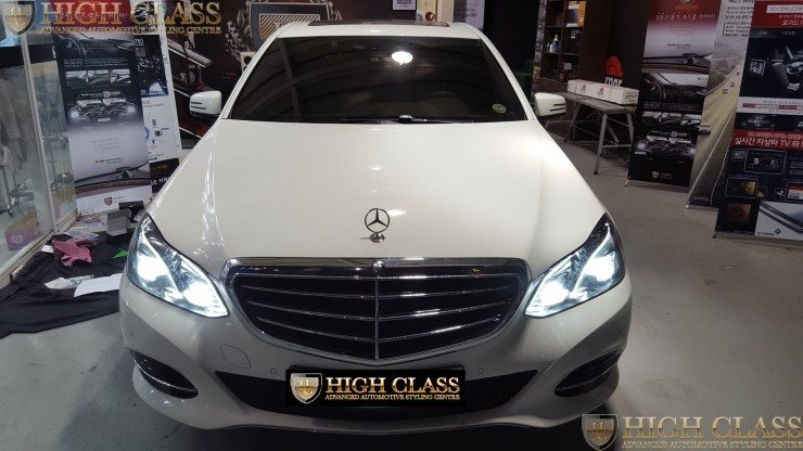 벤츠 E300 E클래스 아이나비 X1 큐브 네비매립 [창원 하이클라스]
