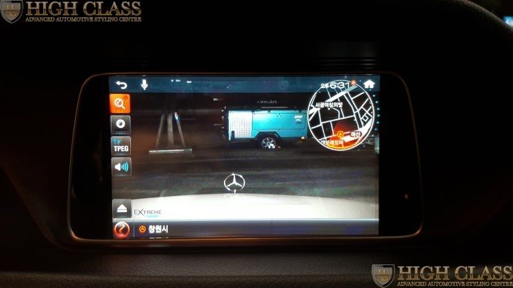 벤츠 E300 E클래스 아이나비 X1 큐브 네비매립 [창원 하이클라스]