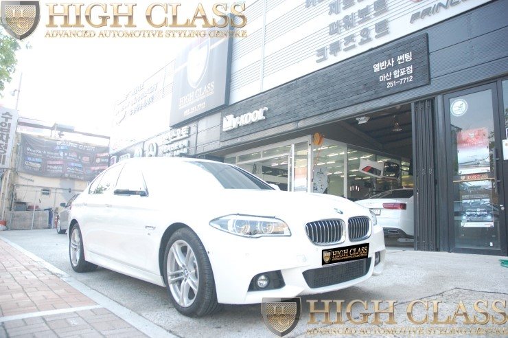 창원 하이클라스에서 BMW 530d 브이쿨 썬팅 했어요