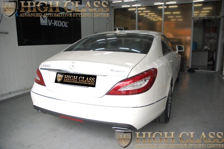 창원 브이쿨썬팅 전문대리점 하이클라스에서 벤츠 CLS350d 브이쿨썬팅 시공하고 현대웰슨 WS-6500FG 블랙박스도 장착했어요  