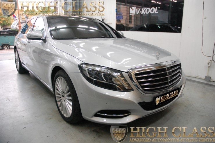 벤츠 S350d S클래스 썬팅계의 명품 브이쿨 썬팅 + 스마트한 블랙박스 아이나비 QXD950 view + 블랙박스 보조배터리 에코파워팩 [창원 하이클라스] 