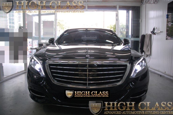 창원 블랙박스 장착부터 벤츠 S400 열차단 브이쿨썬팅 시공까지  