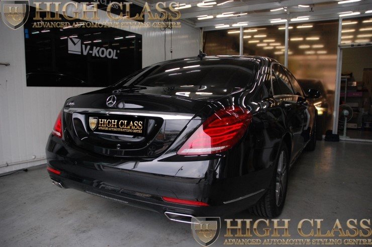 창원 블랙박스 장착부터 벤츠 S400 열차단 브이쿨썬팅 시공까지  