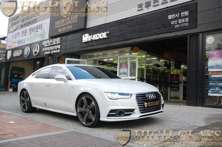 창원 PPF 라이트필름 완벽시공 하는 곳에 뉴 아우디 A7 맡겨봐요 