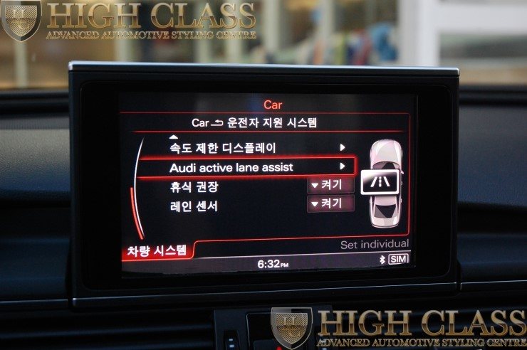 아우디A6 튜닝 창원에서 순정 레인어시스트 작업 후 졸음운전 앙대용~
