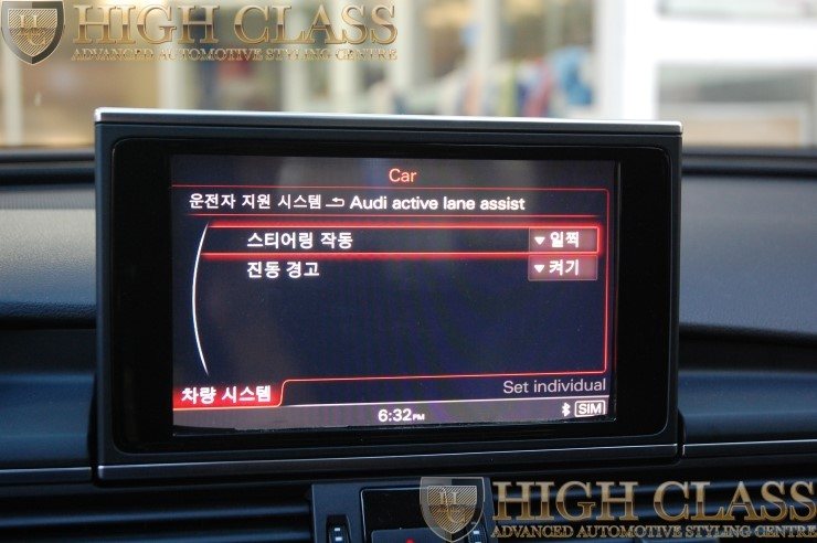 아우디A6 튜닝 창원에서 순정 레인어시스트 작업 후 졸음운전 앙대용~