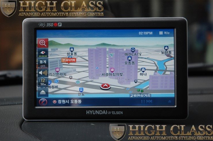 볼보 S60 창원 네비게이션 매립 전문점에서 현대웰슨 W7-350i/ 후방카메라/ 블랙박스 장착 