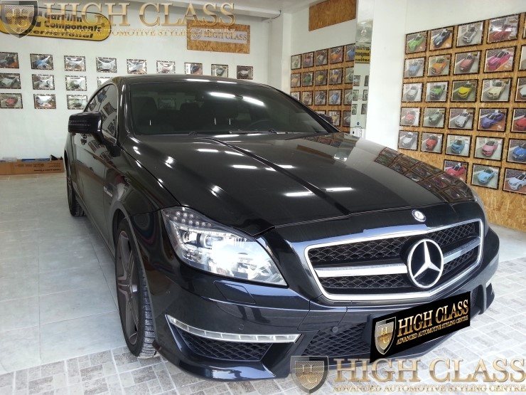 수입차 랩핑 벤츠 CLS 63 AMG 맡길 수 있는 창원 카스킨 전문점 