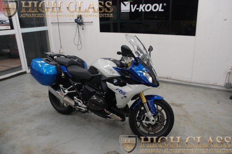 BMW 바이크 부분 랩핑 R1200RS 창원 카스킨 전문점에선 안되는게 없네요