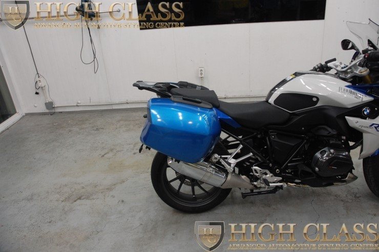 BMW 바이크 부분 랩핑 R1200RS 창원 카스킨 전문점에선 안되는게 없네요