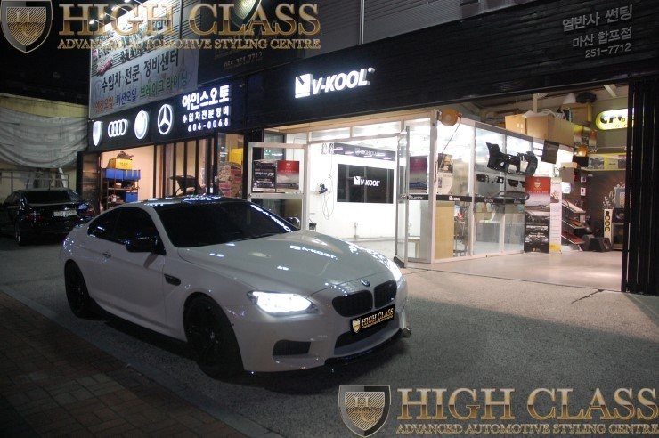 창원랩핑 전체 카스킨 제거 BMW M6 내 자동차를 위해 전문점 선택해요 