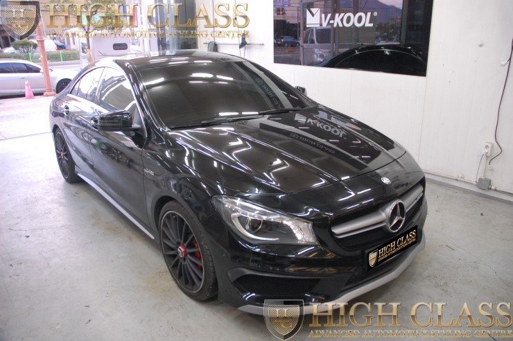 창원 카스킨 전문점에서 차량 전체 랩핑 한 벤츠 CLA45 AMG 전문점의 퀄리티는 이런것 !!