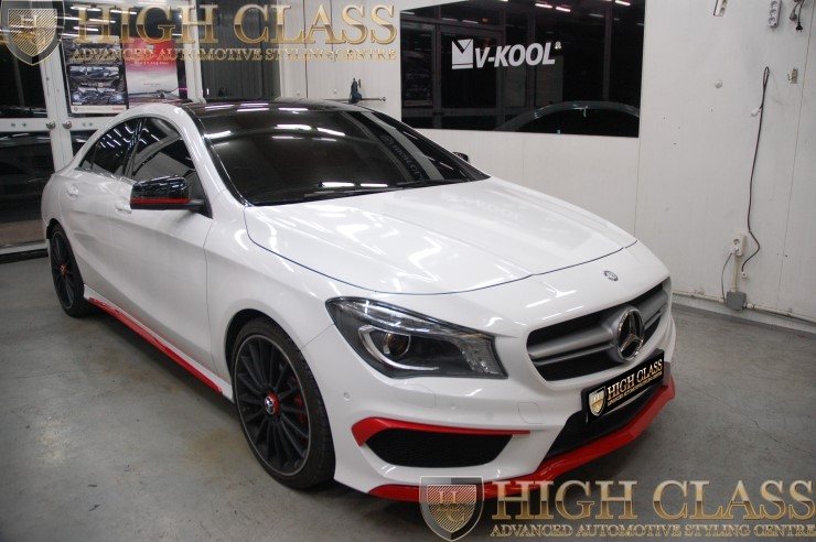 창원 카스킨 전문점에서 차량 전체 랩핑 한 벤츠 CLA45 AMG 전문점의 퀄리티는 이런것 !!