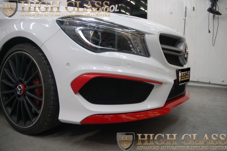 창원 카스킨 전문점에서 차량 전체 랩핑 한 벤츠 CLA45 AMG 전문점의 퀄리티는 이런것 !!