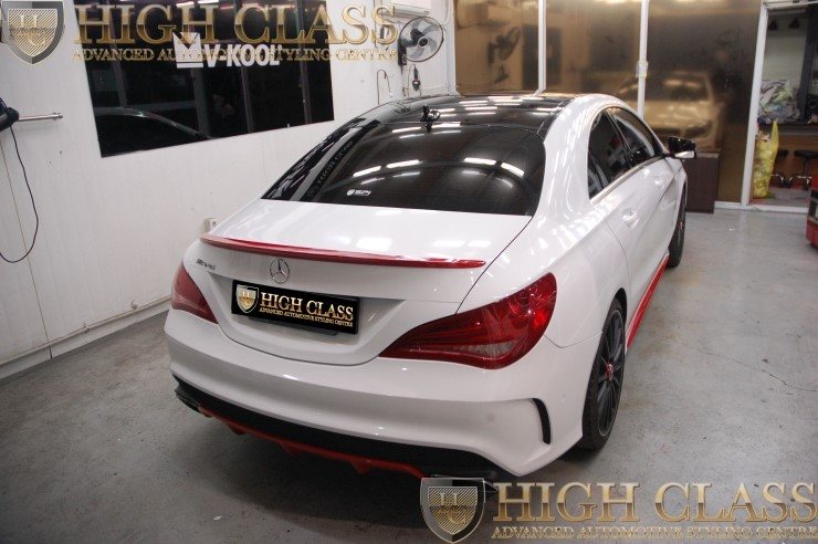 창원 카스킨 전문점에서 차량 전체 랩핑 한 벤츠 CLA45 AMG 전문점의 퀄리티는 이런것 !!