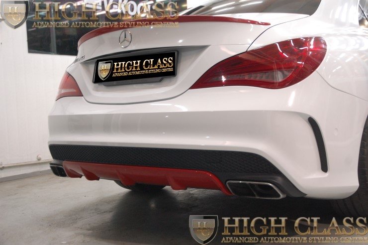 창원 카스킨 전문점에서 차량 전체 랩핑 한 벤츠 CLA45 AMG 전문점의 퀄리티는 이런것 !!