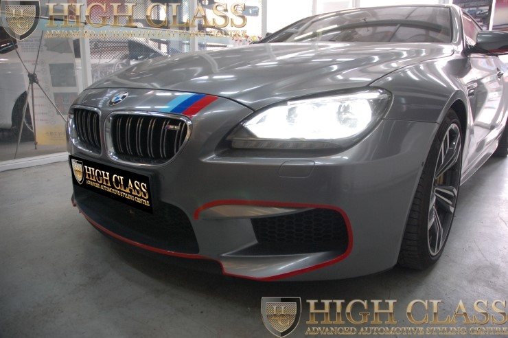 창원 카스킨 랩핑 잘하는곳 수입차 BMW M6 M퍼포먼스 데칼 & 포인트랩핑 했어요 