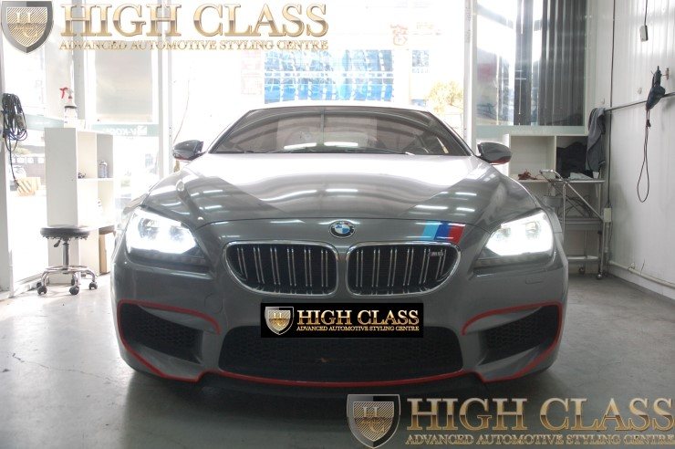 창원 카스킨 랩핑 잘하는곳 수입차 BMW M6 M퍼포먼스 데칼 & 포인트랩핑 했어요 