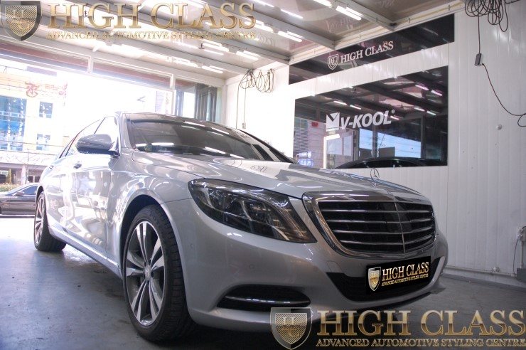 창원 썬팅 전문점에서 수입차 벤츠 S400에 추천하는 브이쿨 S클래스의 품격에 맞게!