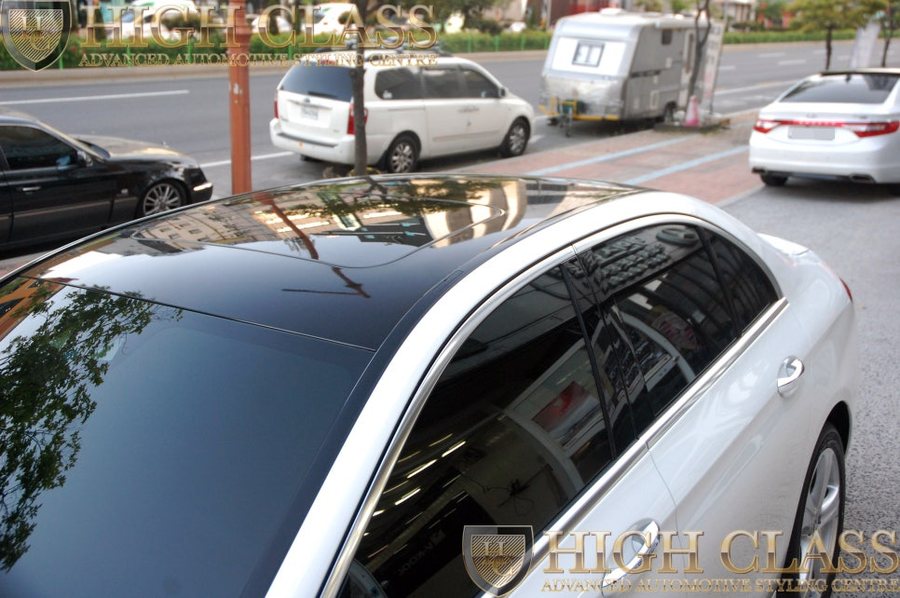 창원 루프스킨 랩핑 신형 벤츠 E220d 열차단 썬팅 가격 한번에