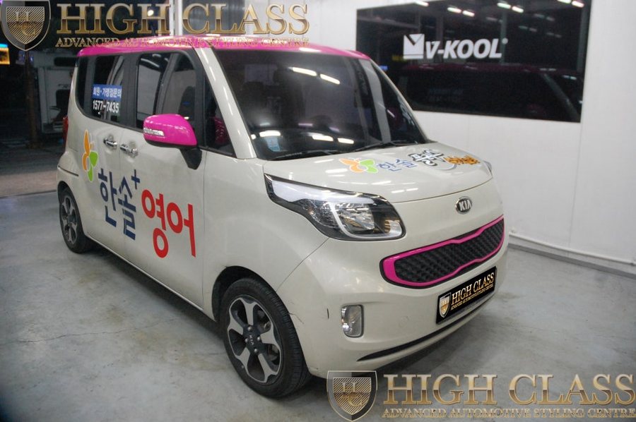 창원 부분랩핑 루프스킨으로 레이 튜닝 끝내기