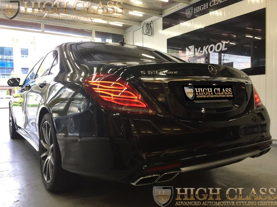창원 PPF 벤츠 S63 amg 4matic 뒷범퍼 보호해요
