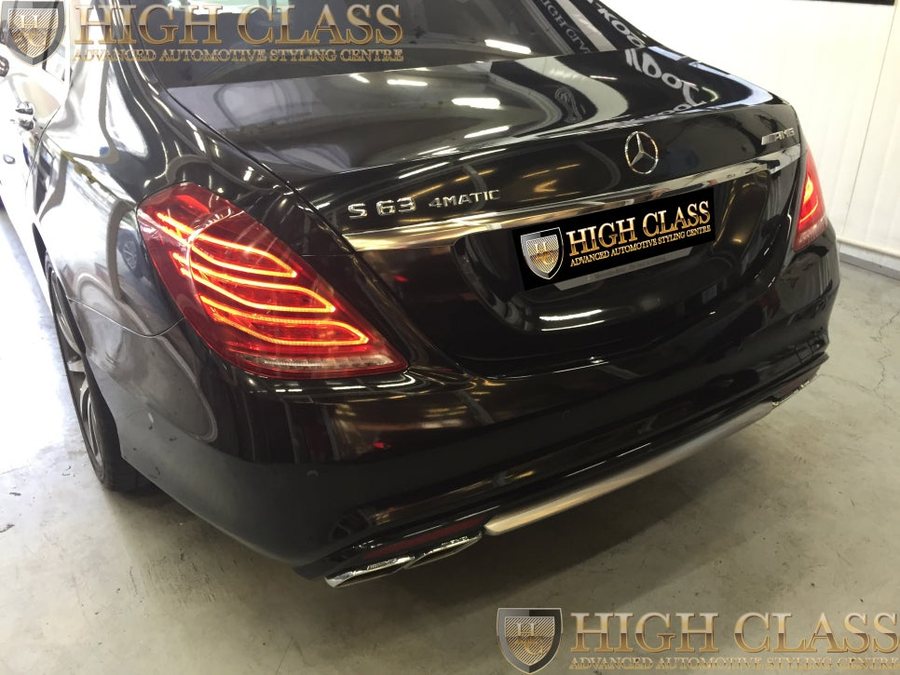 창원 PPF 벤츠 S63 amg 4matic 뒷범퍼 보호해요