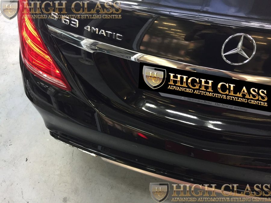 창원 PPF 벤츠 S63 amg 4matic 뒷범퍼 보호해요