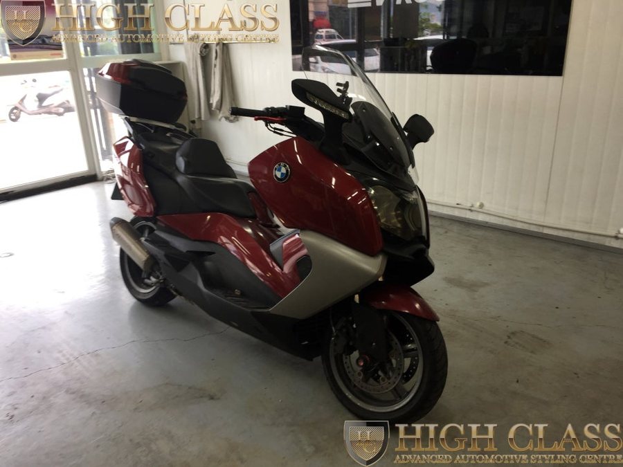 창원 바이크랩핑 BMW C650GT 전체를 화이트 카스킨으로