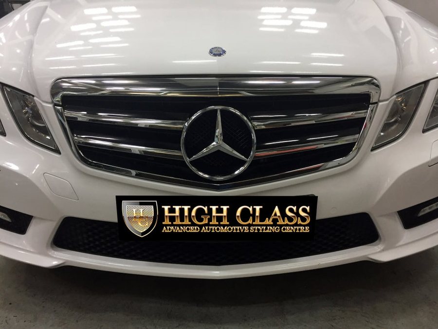 벤츠 W212 그릴교체 E350의 아방가르드한 튜닝