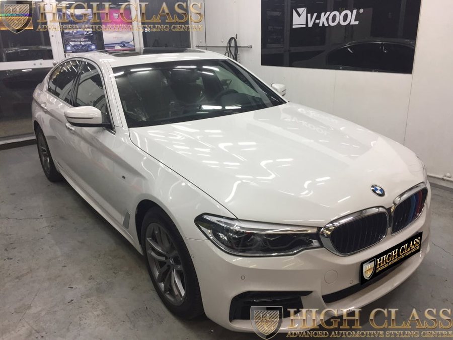 창원 랩핑 루프스킨 BMW520d 넥스가드썬팅 시공 같이해요