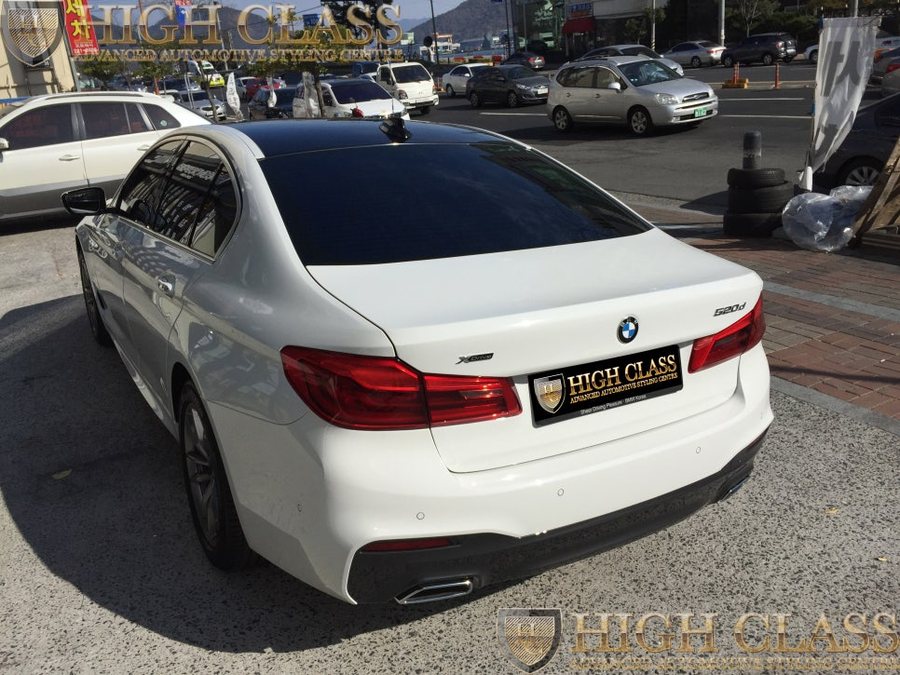 창원 랩핑 루프스킨 BMW520d 넥스가드썬팅 시공 같이해요