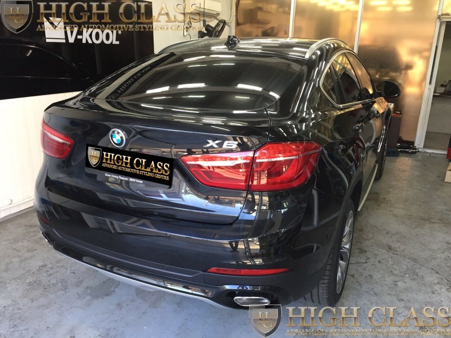 창원 썬팅 전문점에서 열차단 최고봉 레이노S9 BMW X6에 시공