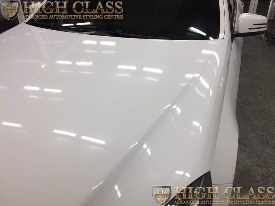 창원 벤츠 전체랩핑 E클래스 E220 에이버리 유광 화이트로 새롭게