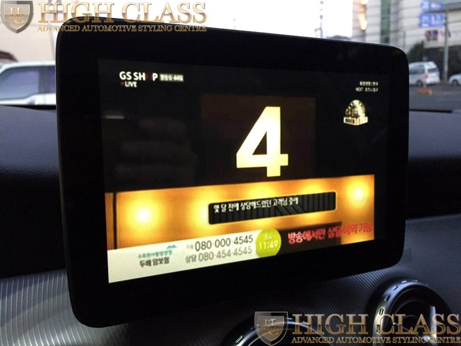 창원 네비매립 벤츠 GLA200d에 아틀란3D N링크2 시공