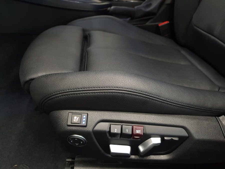 BMW 118d 통풍시트와 요추지지대(럼버서포트) 장착