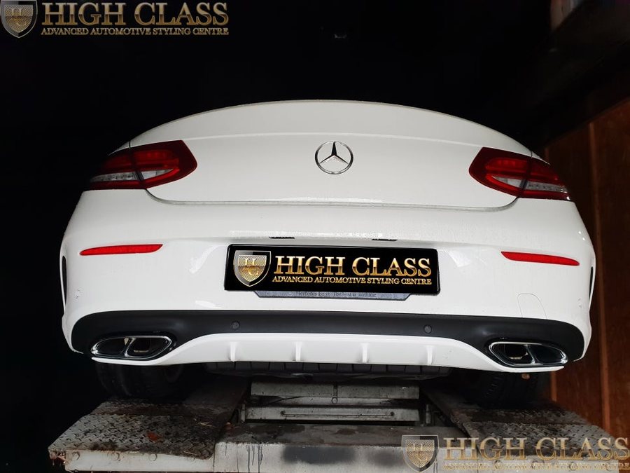 벤츠 카브리올레 C43 AMG 머플러팁