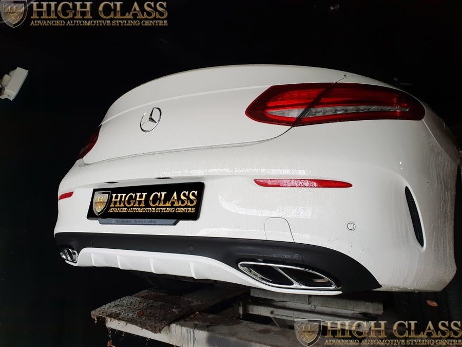 벤츠 카브리올레 C43 AMG 머플러팁