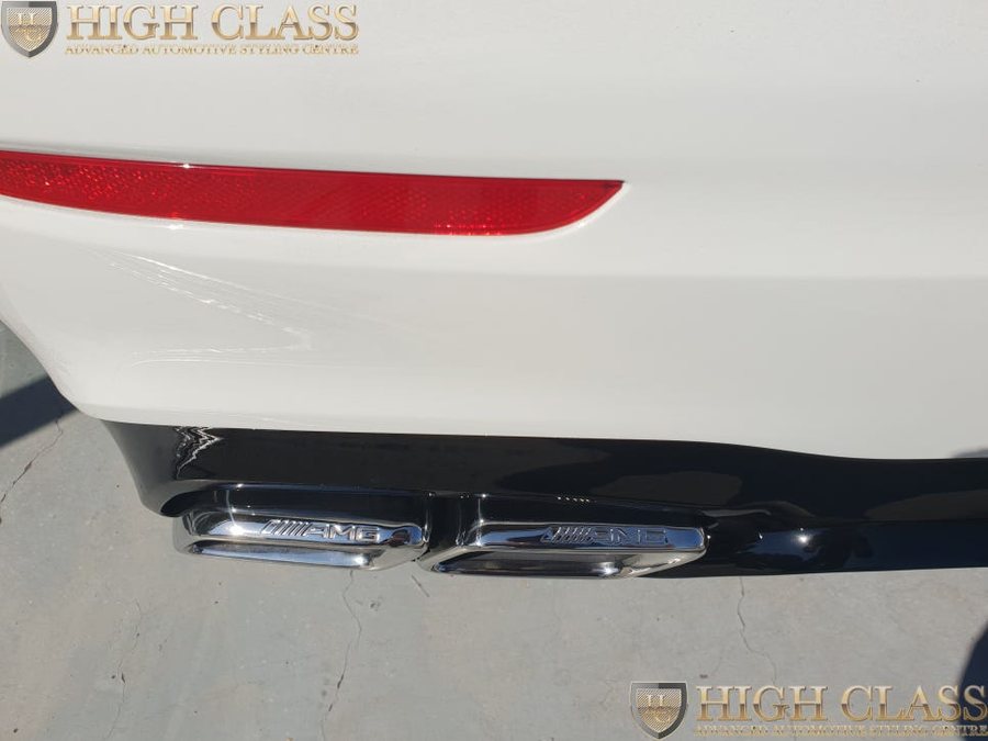 벤츠 E300 AMG 머플러팁 AMG 디퓨져 장착